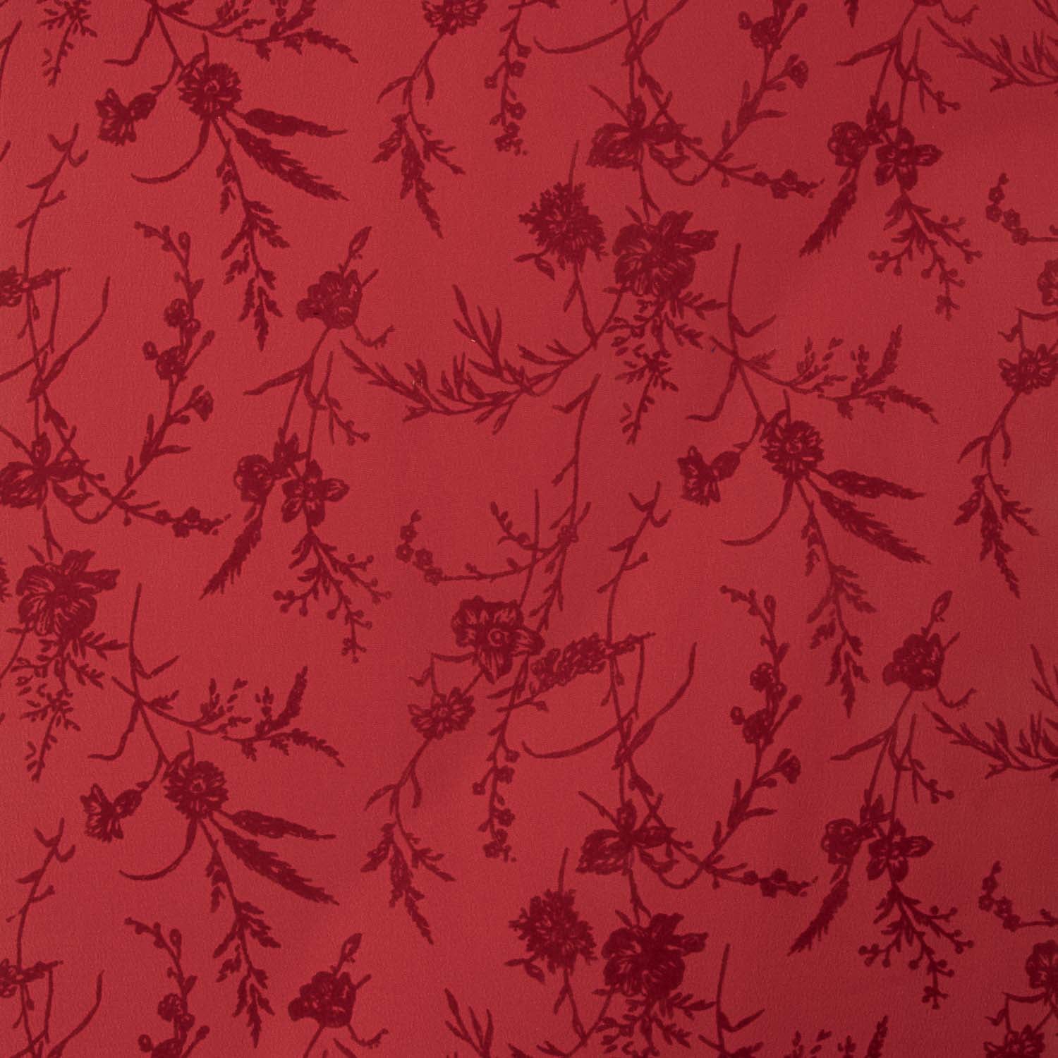 Koshibo Rouge Floconneux Fleurs Rouge - Ribes y Casals