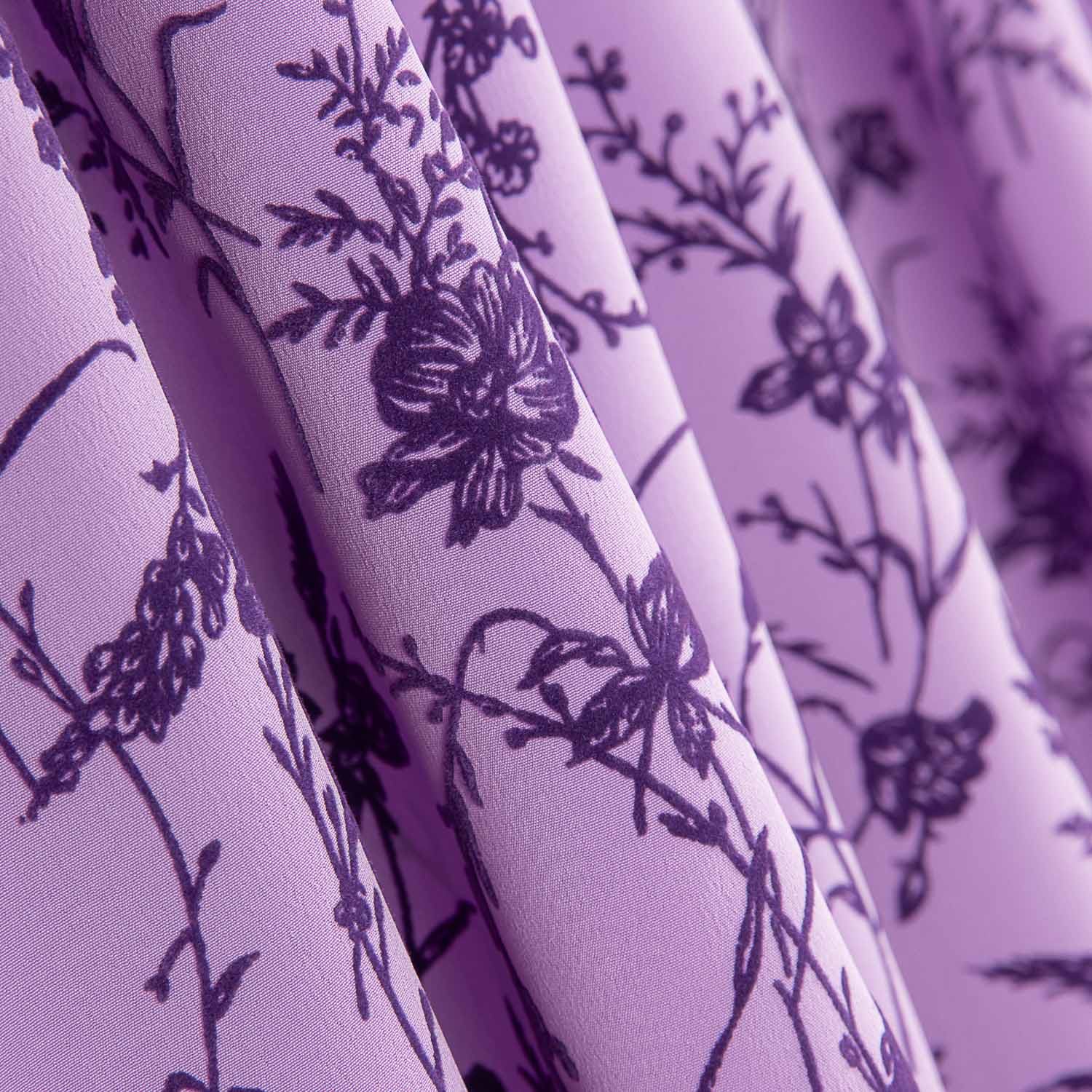 Koshibo Mauve Floconneux Fleurs Lilas Intense - Ribes y Casals