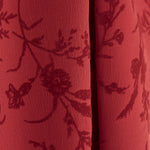 Koshibo Rouge Floconneux Fleurs Rouge - Ribes y Casals