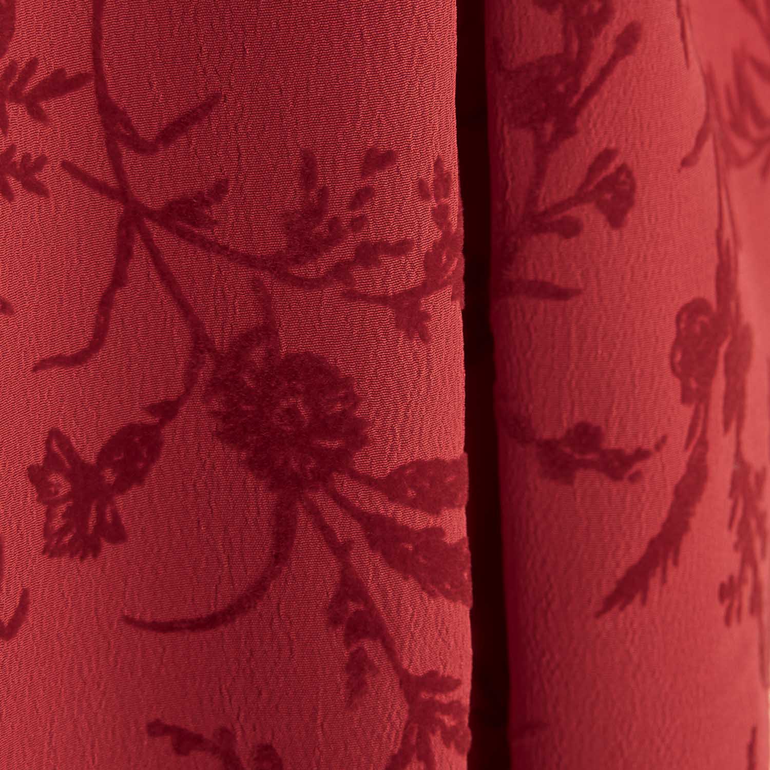 Koshibo Rouge Floconneux Fleurs Rouge - Ribes y Casals