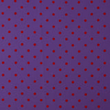 Koshibo violet floqué lunaire rouge - Ribes y Casals