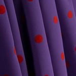 Koshibo violet floqué lunaire rouge - Ribes y Casals