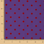 Koshibo violet floqué lunaire rouge - Ribes y Casals