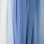 Chiffon imprimé dégradé bleu - Ribes y Casals