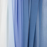 Chiffon imprimé dégradé bleu - Ribes y Casals