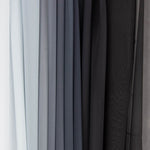 Chiffon imprimé dégradé blanc à noir - Ribes y Casals