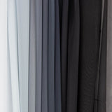 Chiffon imprimé dégradé blanc à noir - Ribes y Casals