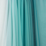 Chiffon imprimé dégradé turquoise - Ribes y Casals