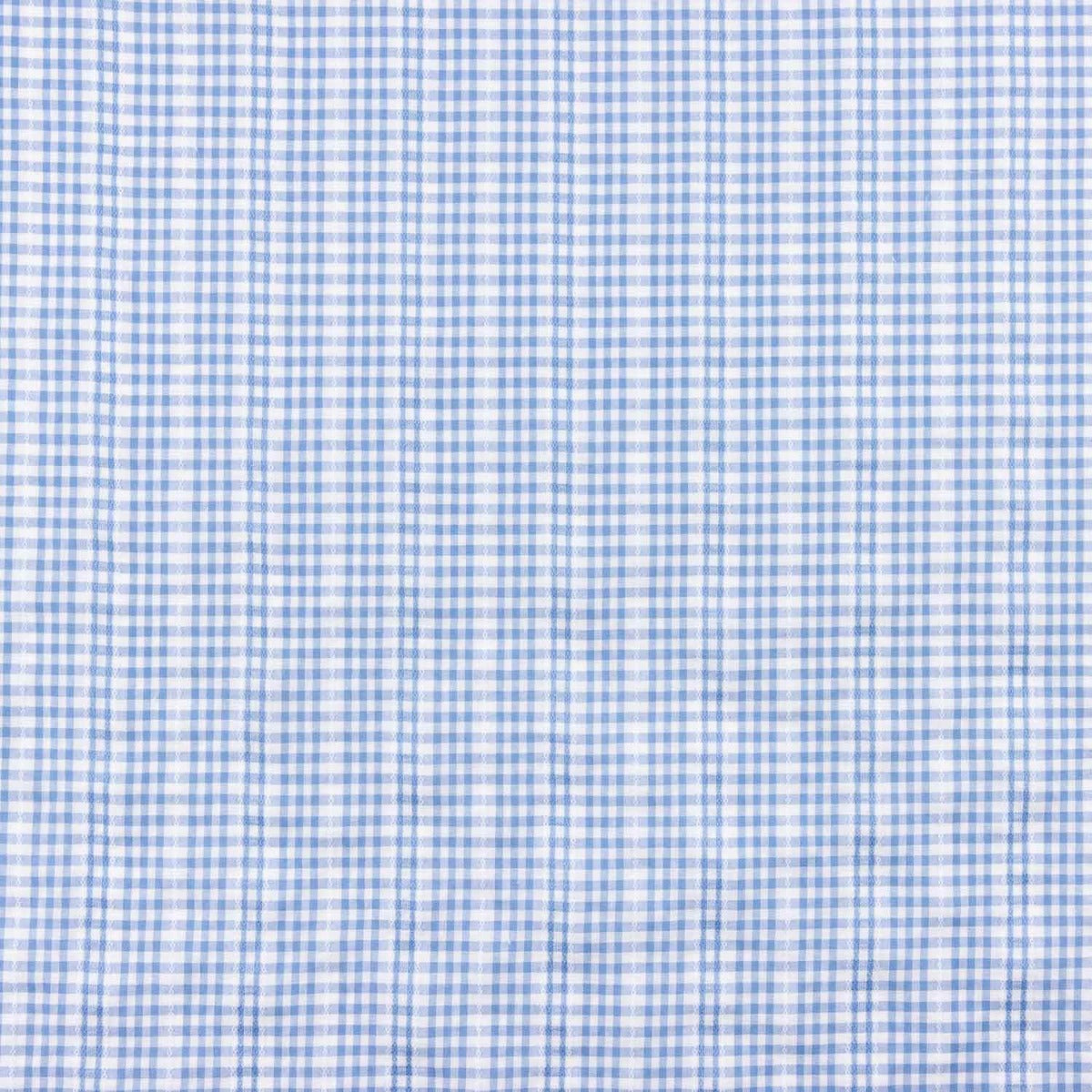 Carreaux Vichy bleu clair avec broderie - Ribes y Casals