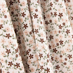 Mousseline De Coton Fleurs Délicates Fond Clair - Ribes y Casals