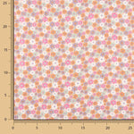 Mousseline de coton Mini Fleurs Multicolore - Ribes y Casals