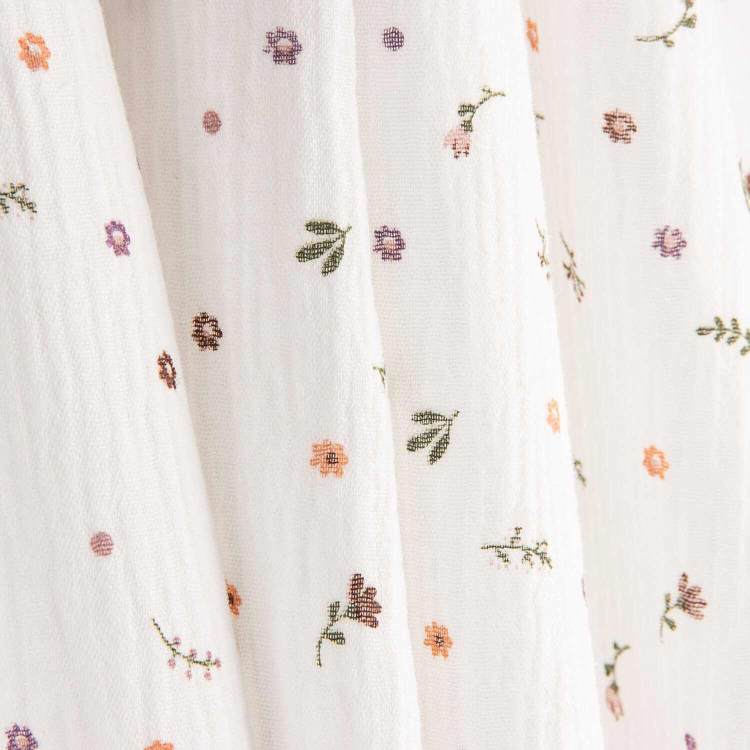 Mousseline de coton Fleurs de la forêt - Ribes y Casals