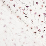 Mousseline de coton Fleurs Lavande - Ribes y Casals