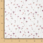 Mousseline de coton Fleurs Lavande - Ribes y Casals