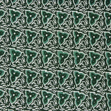 Voile en coton imprimé tribal biologique vert - Ribes y Casals