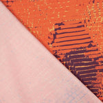 Satin twill pixel corail - Ribes y Casals