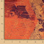 Satin twill pixel corail - Ribes y Casals