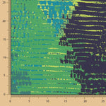 Satin twill pixel jungle - Ribes y Casals