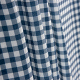 Crêpe Vichy bleu marine et blanc - Ribes y Casals