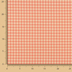 Crêpe Vichy orange et corail - Ribes y Casals