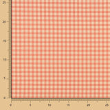 Crêpe Vichy orange et corail - Ribes y Casals