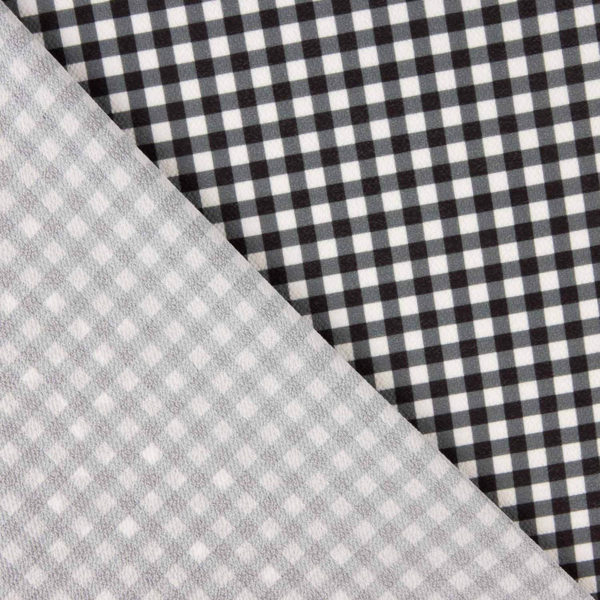 Crêpe Vichy noir et blanc - Ribes y Casals