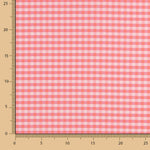 Crêpe Vichy mauve et fraise - Ribes y Casals