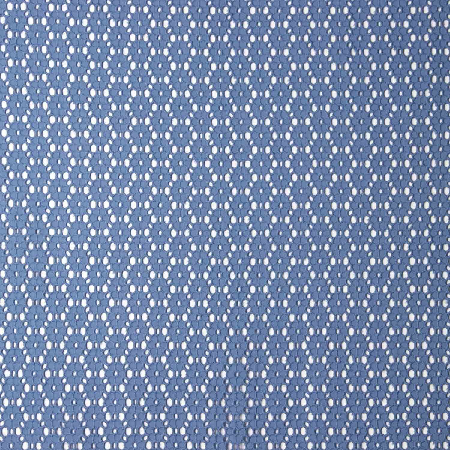 Broderie suisse Marguerite bleue Denim foncé - Ribes y Casals