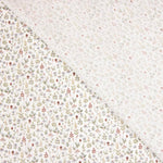 Popeline de coton rouge « Minerva Garden » - Ribes y Casals