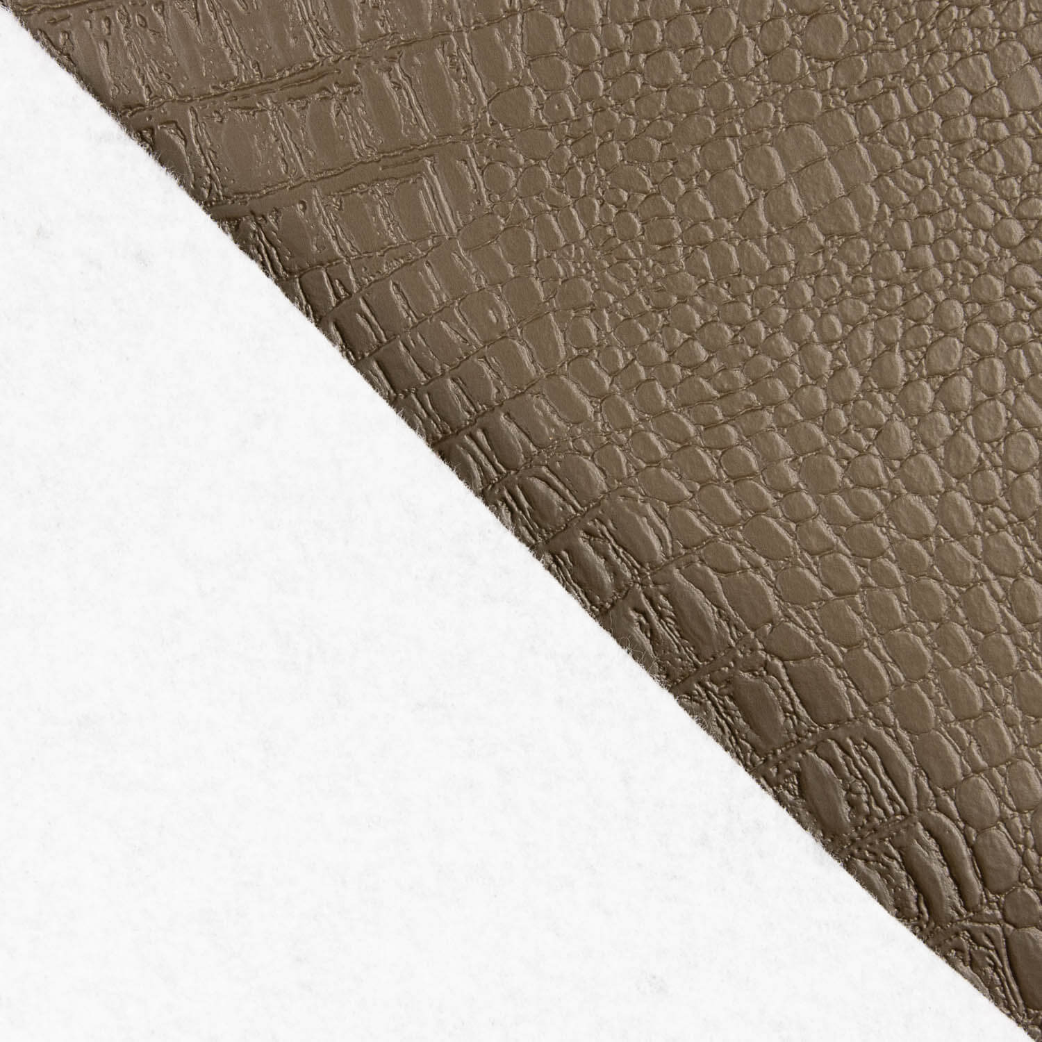 Similicuir Backing Crocodile Marron - Ribes y Casals