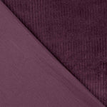 Velours côtelé en coton aubergine - Ribes y Casals