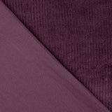 Velours côtelé en coton aubergine - Ribes y Casals