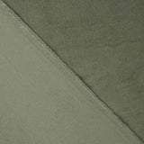 Micro-velours côtelé stretch vert kaki - Ribes y Casals
