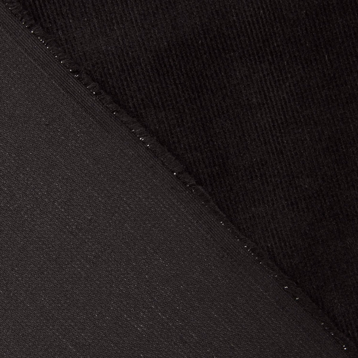 Micro-velours côtelé extensible noir - Ribes y Casals