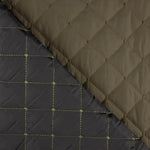 Doublure matelassée double face kaki et noir - Ribes y Casals