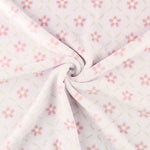 Polaire coral imprimée de petites fleurs roses - Ribes y Casals
