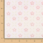 Polaire coral imprimée de petites fleurs roses - Ribes y Casals