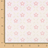 Polaire coral imprimée de petites fleurs roses - Ribes y Casals