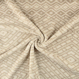 Polaire coral imprimée losanges beige - Ribes y Casals