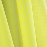 Popeline Seersucker à petits carreaux jaune fluo - Ribes y Casals
