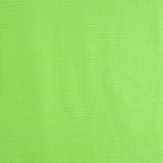 Popeline Seersucker Mini-carreaux vert fluo - Ribes y Casals