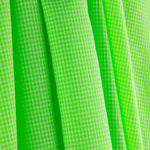 Popeline Seersucker Mini-carreaux vert fluo - Ribes y Casals