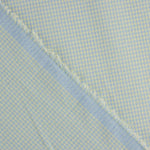 Popeline Seersucker à petits carreaux bleu doux - Ribes y Casals