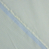 Popeline Seersucker à petits carreaux bleu doux - Ribes y Casals