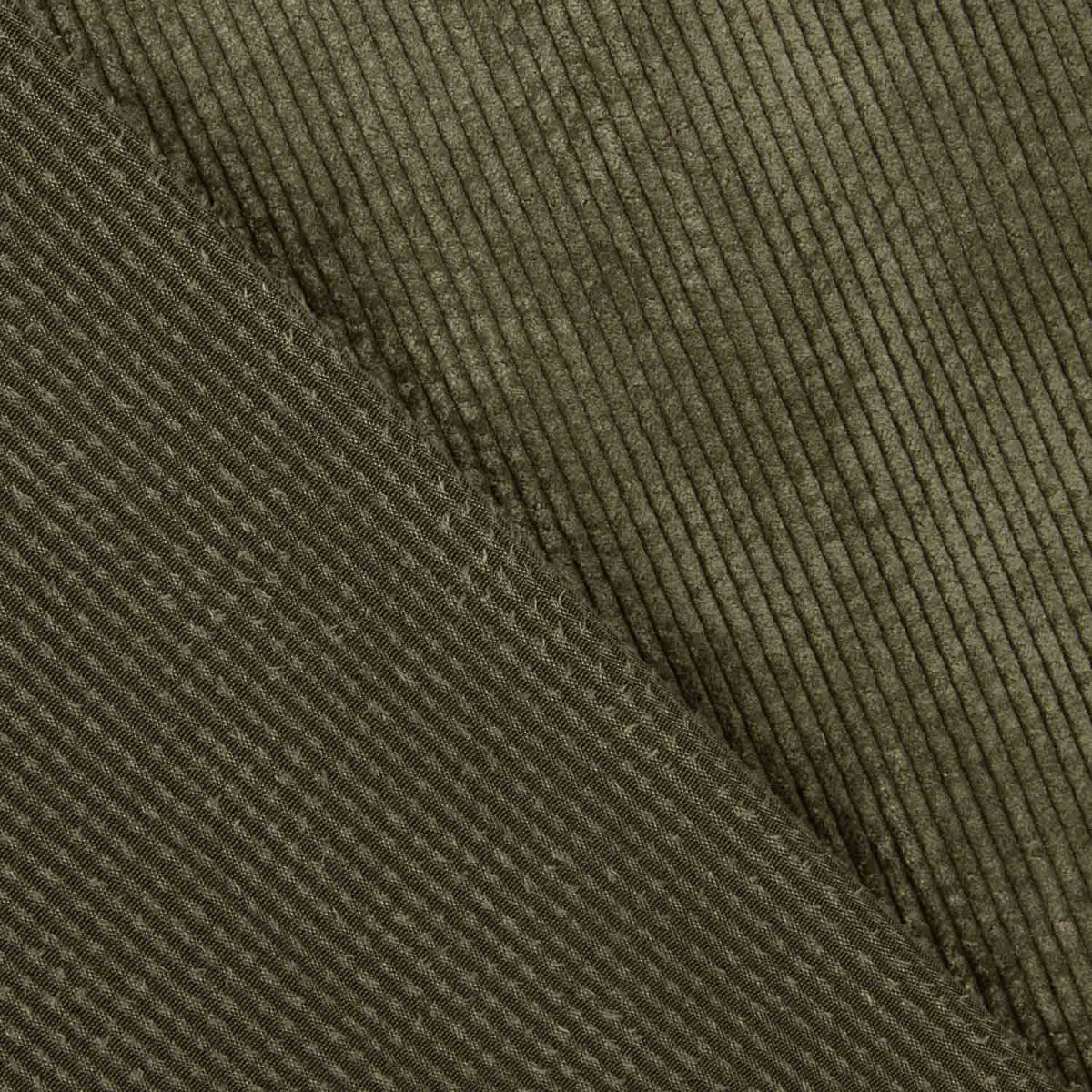 Velours côtelé lavé vert forêt - Ribes y Casals