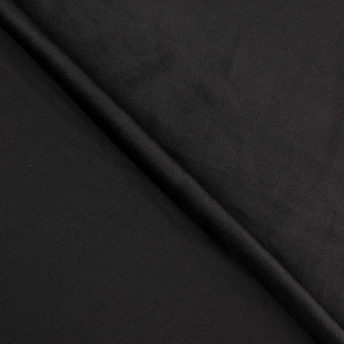 Jersey de velours stretch noir - Ribes y Casals