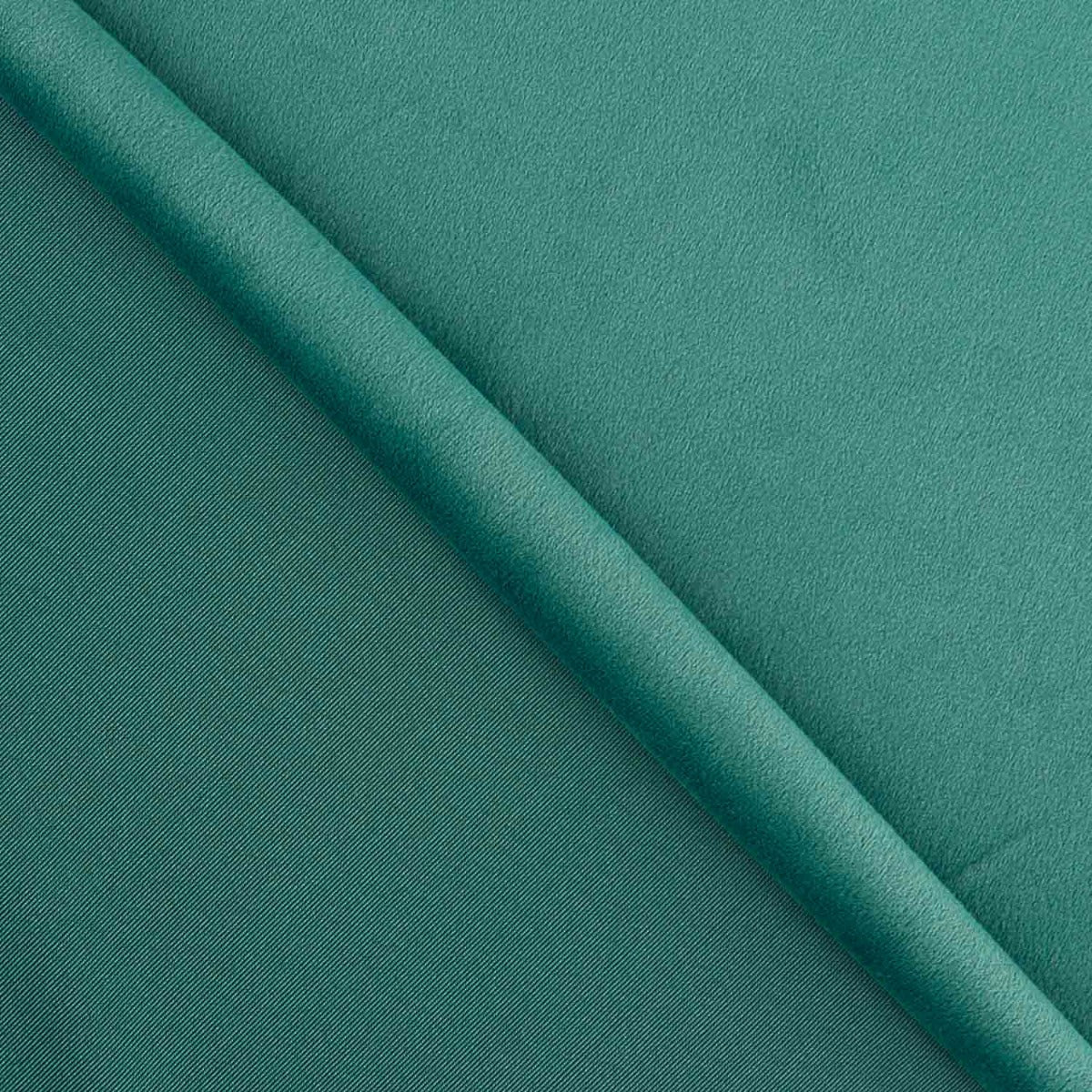 Jersey de velours stretch bleu sarcelle - Ribes y Casals