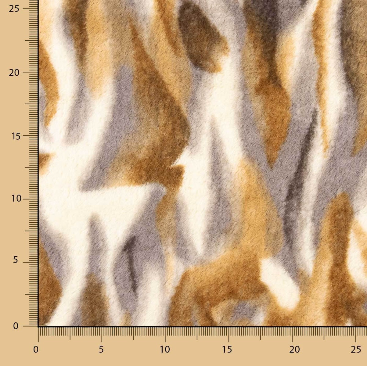 Tissu en fausse fourrure imprimé velours sauvage - Ribes y Casals