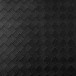 Simili cuir noir matelassé à motif losange - Ribes y Casals