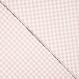 Flannel de coton à carreaux rose clair - Ribes y Casals